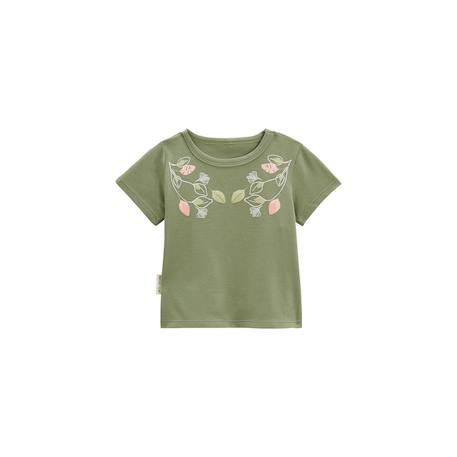 T-shirt enfant pivoina Kaki 2 - vertbaudet enfant 