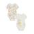 Lot de 2 bodies bébé manches courtes auguste Jaune 2 - vertbaudet enfant 