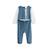 Pyjama bébé en velours tao Bleu 4 - vertbaudet enfant 
