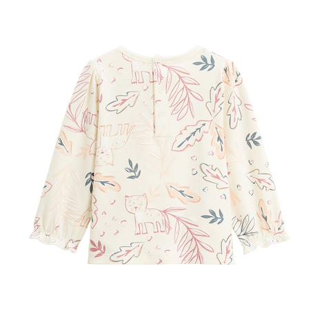 Ensemble salopette bébé en molleton et t-shirt matcha Rose 6 - vertbaudet enfant 