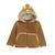 Ensemble bébé veste et pantalon en sherpa lamascotte Camel 6 - vertbaudet enfant 