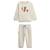 Ensemble enfant sweat et pantalon en molleton Beige 2 - vertbaudet enfant 