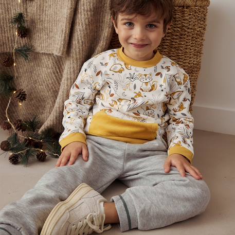 Pantalon bébé en molleton abou Gris 6 - vertbaudet enfant 