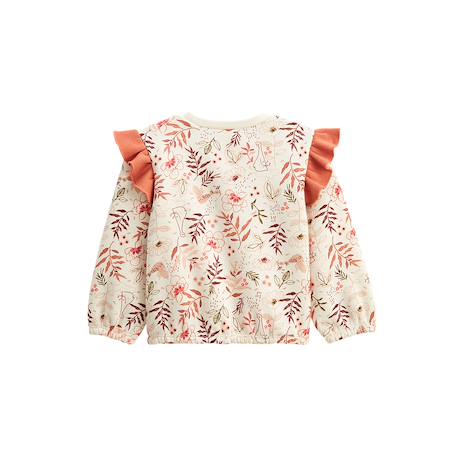 Sweat-shirt en molleton manouk Ecru 3 - vertbaudet enfant 