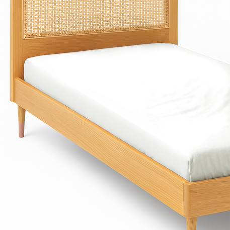 Drap housse enfant écru 90 x 190 cm Ecru 3 - vertbaudet enfant 