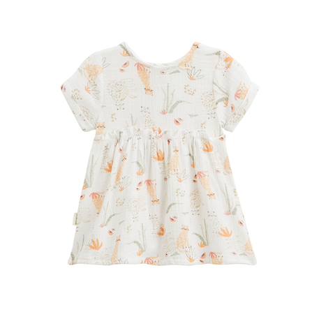 Robe bébé en gaze de coton sierra Ecru 2 - vertbaudet enfant 