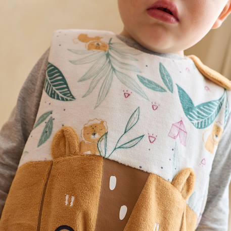 Turbulette tog 2 en velours avec pieds retroussables charly Camel 5 - vertbaudet enfant 