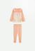 Pyjama enfant 2 pièces à pieds retroussables santa giulia Corail 1 - vertbaudet enfant 