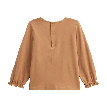 Lot de 2 t-shirts bébé manches longues chincha Camel 5 - vertbaudet enfant 