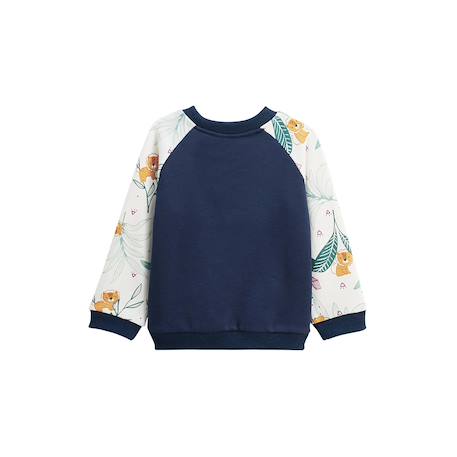 Sweat-shirt en molleton charly Bleu 3 - vertbaudet enfant 