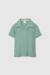 Polo enfant lin Vert 1 - vertbaudet enfant 