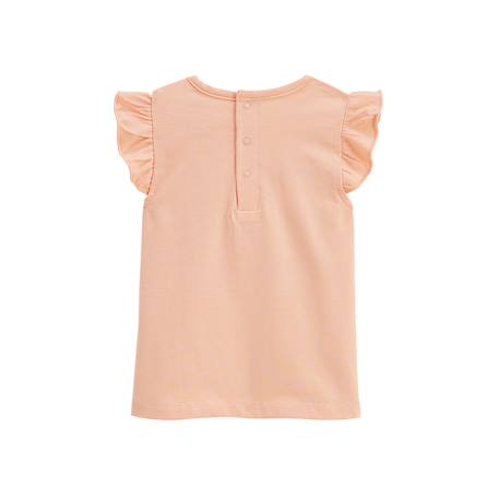 Lot de 2 t-shirts enfant manches courtes santa giulia Corail 6 - vertbaudet enfant 