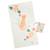 Serviette de bain bébé + pochette fleur Ecru 2 - vertbaudet enfant 
