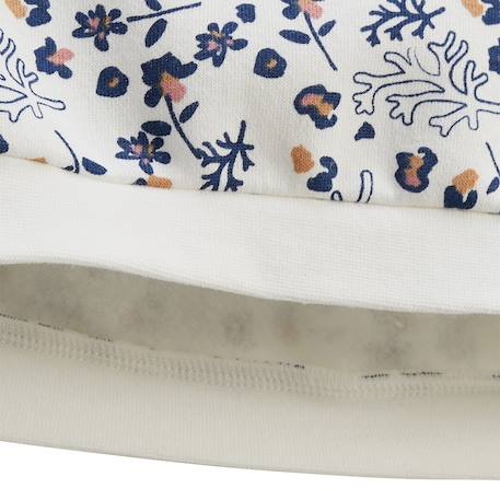 Sweat-shirt en molleton céleste Ecru 4 - vertbaudet enfant 