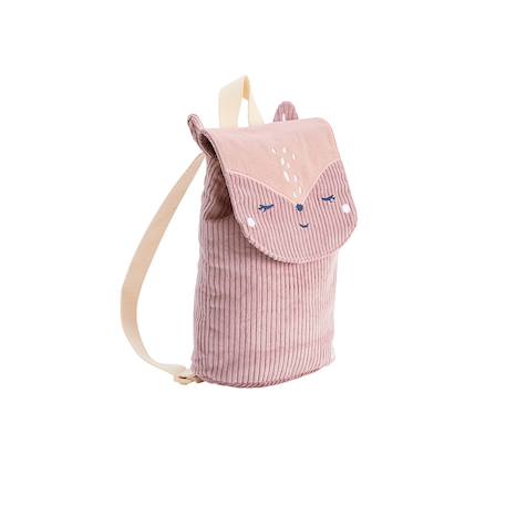 Sac à dos enfant en velours côtelé mona Rose 2 - vertbaudet enfant 
