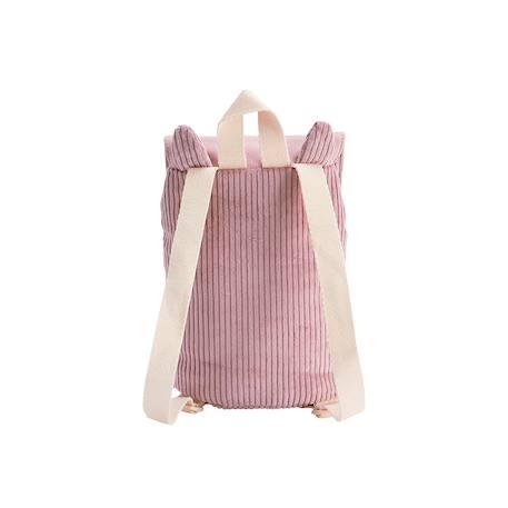 Sac à dos enfant en velours côtelé mona Rose 3 - vertbaudet enfant 