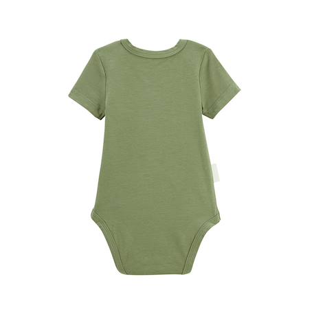 Lot de 3 bodies bébé manches courtes gabin Vert 6 - vertbaudet enfant 