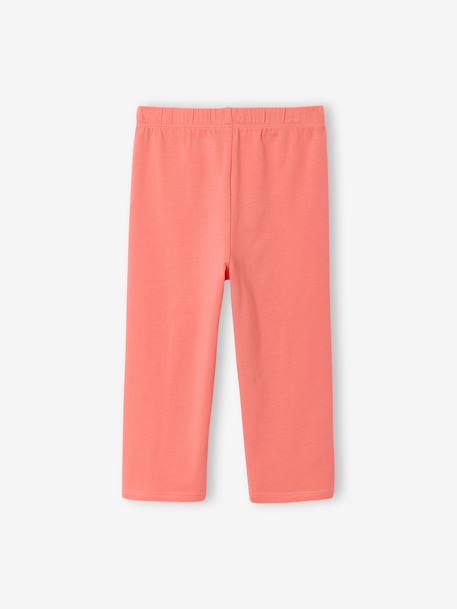 Lot de 2 leggings fille mi-mollets gris chiné+mauve+vert émeraude 4 - vertbaudet enfant 