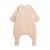 Turbulette d'hiver en velours avec pieds retroussables et manches amovibles manouk Ecru 3 - vertbaudet enfant 