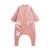 Turbulette d'hiver en velours avec pieds retroussables et manches amovibles bébé rosa Rose 2 - vertbaudet enfant 