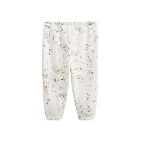 Ensemble bébé sweat et pantalon en molleton mini loutre Marron 5 - vertbaudet enfant 