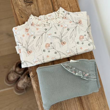 Blouse enfant en gaze de coton lison Ecru 5 - vertbaudet enfant 