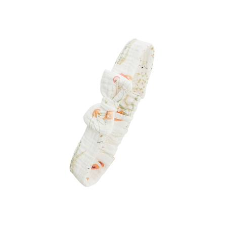 Barboteuse bébé + headband en gaze de coton sierra Peche 5 - vertbaudet enfant 