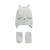 Bonnet bébé et moufles en tricot esmée Gris 2 - vertbaudet enfant 