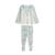 Pyjama enfant 2 pièces en velours à pieds retroussables dina Bleu 2 - vertbaudet enfant 