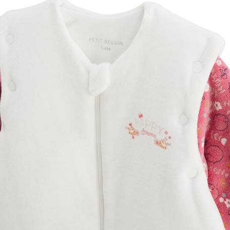 Gigoteuse d'hiver en velours avec manches amovibles happy days Rose 5 - vertbaudet enfant 