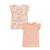 Lot de 2 t-shirts enfant manches courtes santa giulia Corail 2 - vertbaudet enfant 