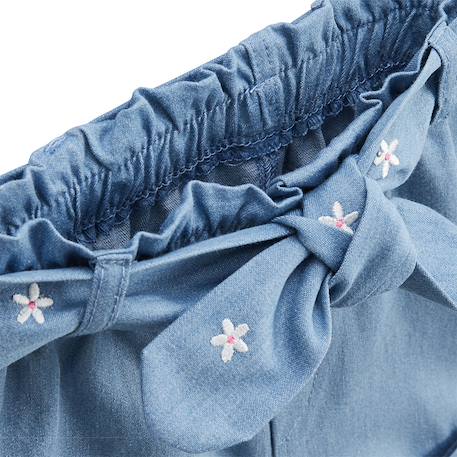 Short enfant en chambray ciao milano Bleu 4 - vertbaudet enfant 