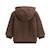 Veste bébé en sherpa avec capuche cracotte Marron 3 - vertbaudet enfant 