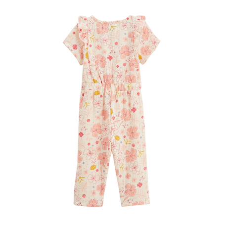 Combinaison bébé en gaze de coton santa giulia Ecru 3 - vertbaudet enfant 