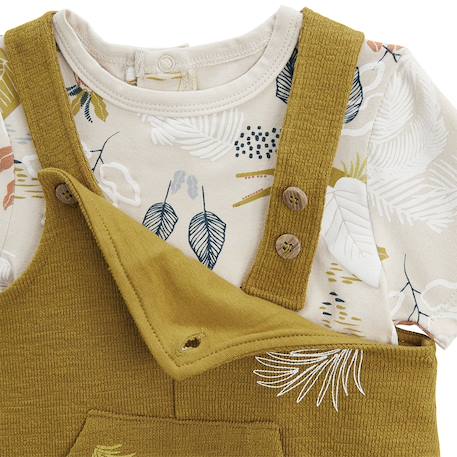 Ensemble salopette bébé et t-shirt costa Vert 4 - vertbaudet enfant 