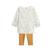 Ensemble bébé robe et legging en molleton emilie Ocre 2 - vertbaudet enfant 