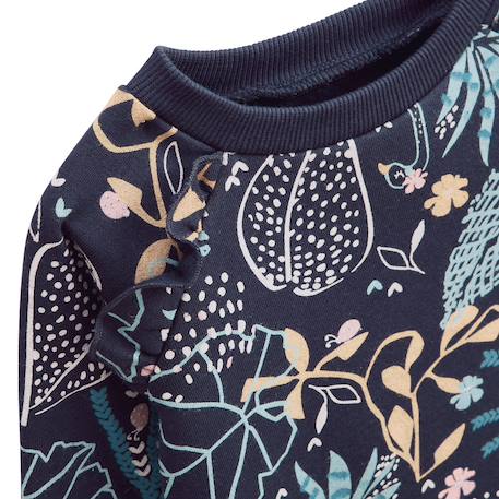 Robe enfant en molleton holamuchacha Bleu 4 - vertbaudet enfant 