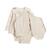 Lot de 2 bodies bébé manches longues ouverture croisée câlins Ecru 3 - vertbaudet enfant 