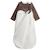 Gigoteuse d'hiver en velours avec manches amovibles cracotte Marron 4 - vertbaudet enfant 