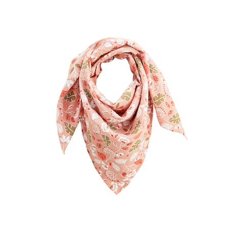 Foulard en gaze de coton mindanao 100 x 100 cm Rose 2 - vertbaudet enfant 