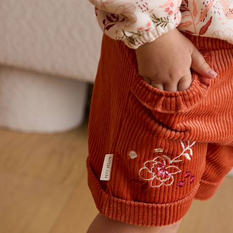Short en velours côtelé manouk Corail 5 - vertbaudet enfant 