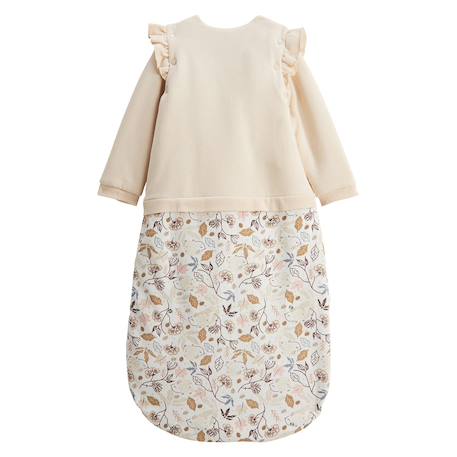 Gigoteuse d'hiver en velours avec manches amovibles chincha Ecru 3 - vertbaudet enfant 
