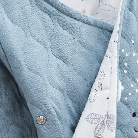 Ensemble bébé veste en coton matelassé et pantalon en velours petite balade Ecru 4 - vertbaudet enfant 