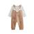 Ensemble salopette bébé en molleton et t-shirt mini loutre Marron 2 - vertbaudet enfant 