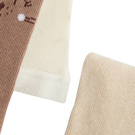 Lot de 2 paires de collants enfant chincha Beige 4 - vertbaudet enfant 