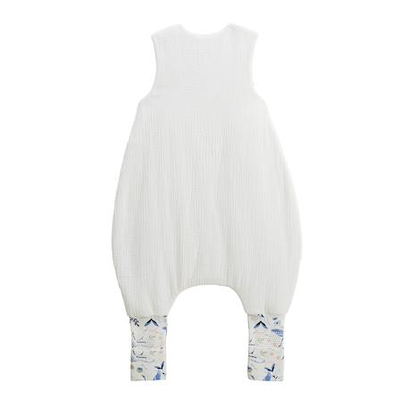 Turbulette tog2 en gaze de coton avec pieds retroussables tiana Ecru 5 - vertbaudet enfant 