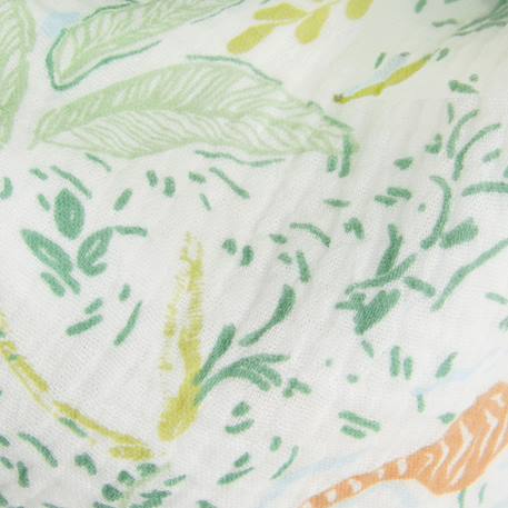 Foulard en gaze de coton kanha 50 x 50 cm Ecru 3 - vertbaudet enfant 