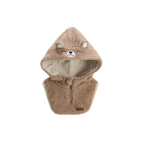 Capuche bébé en sherpa charly Marron 2 - vertbaudet enfant 