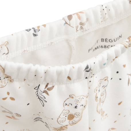 Ensemble bébé sweat et pantalon en molleton mini loutre Marron 6 - vertbaudet enfant 