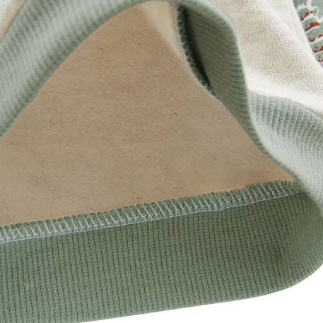 Sweat-shirt enfant en molleton abou Kaki 4 - vertbaudet enfant 